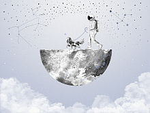 Фотообои космонавт Wall street COSMOS 25:1 Cosmos-25: 16 30816