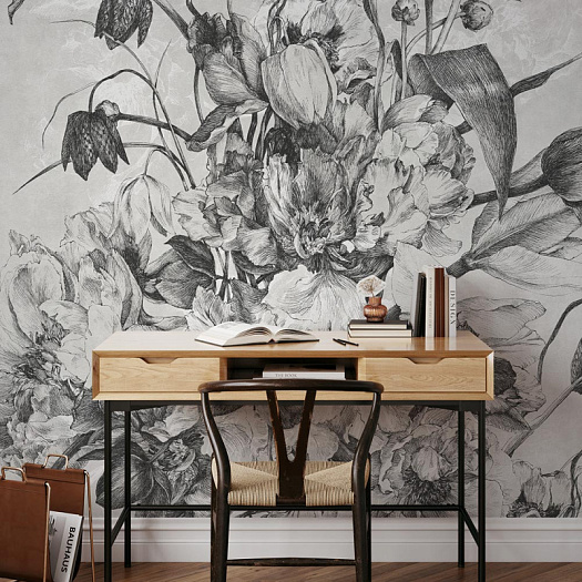 Фотообои в интерьере артикул TULIP 1, TULIP, Factura Фотообои в интерьере артикул TULIP 1, TULIP, Factura